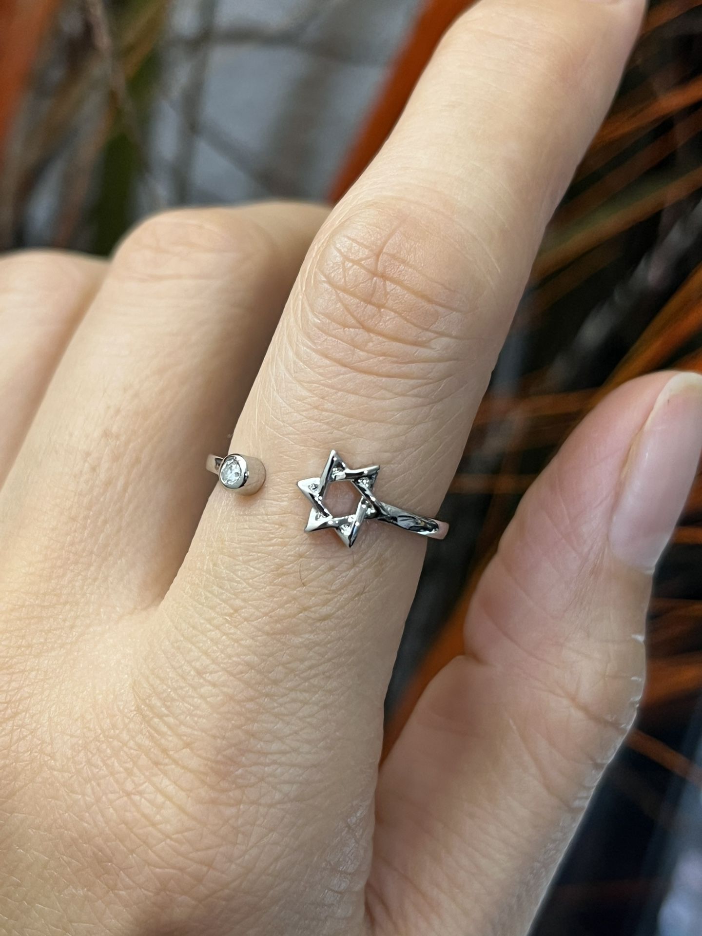 S925 Silver star CZ open ring,Silver open ring,Heart Flower Animal Irregular silver open ring,Bohemian Chunky Punk ring, Gift for her DETAILS * Mat