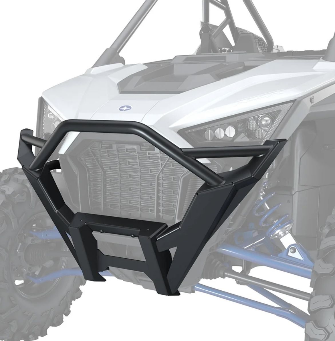 Front Bumper, Matte Black High Coverage Front Bumper 2020 Pro RZR XP