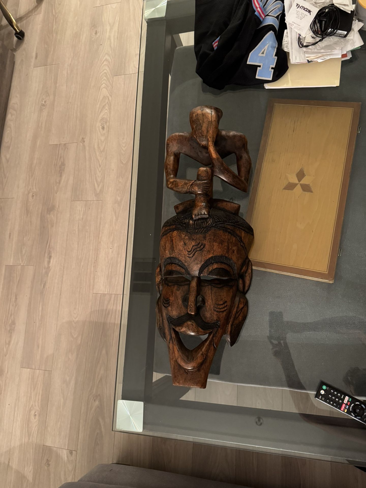 Wooden Antique Mask Collectible 