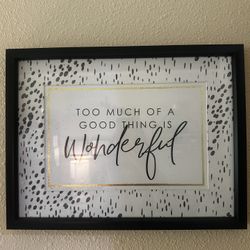 Framed Wall Art 
