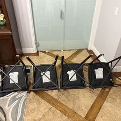 Black dinner table chairs