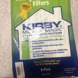 Kirby micron magic hepa filters 6 pack