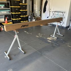 Gymnastic balance beam for kids