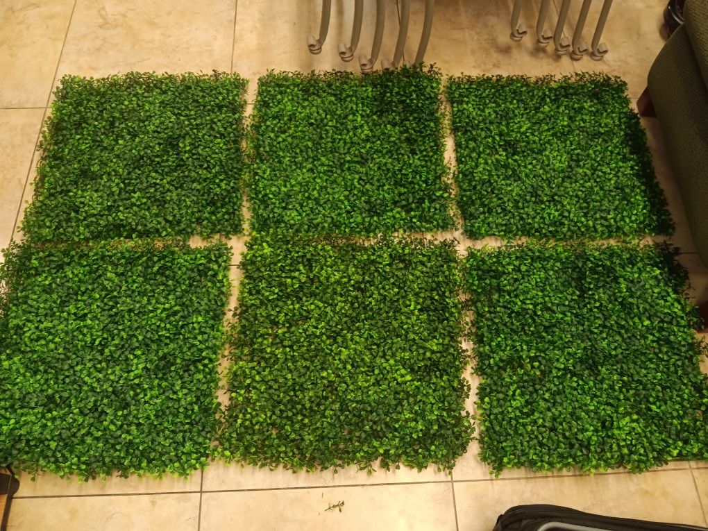 6pcs Artificial Wall Panels