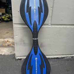 Razor RipStik DLX Mini Caster Board Blue Excellent condition 