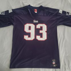 New England Patriots Richard Seymour 93 XL Replica Jersey Reebok NFL Players Inc