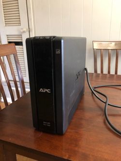 Apc 1500VA/900W Back-UPS PRO battery backup for electronics. Uninterruptible power supply.