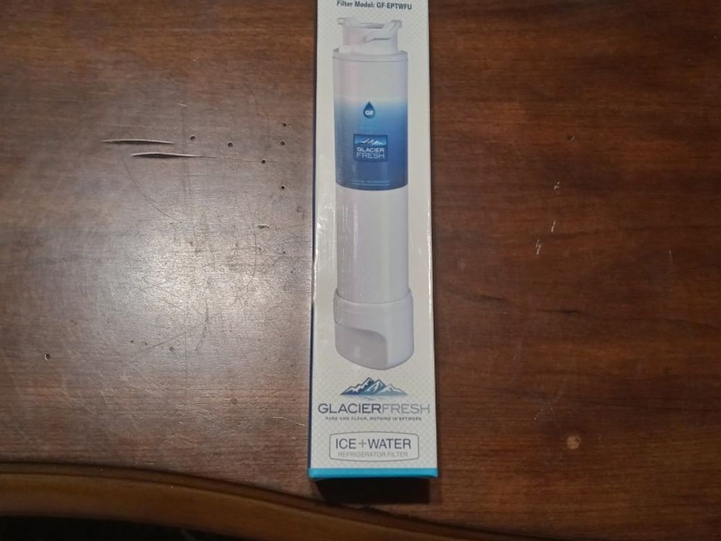 Glacier Fresh Refrigerator Ice & Water Filter Model GF-EPTWFU Pure & Clear.