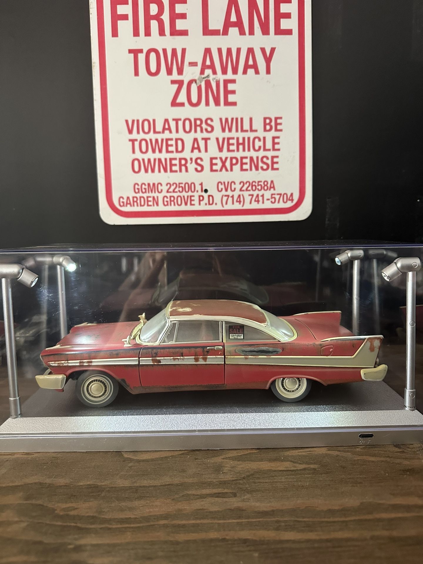 1958 Plymouth Fury (Christine) Toy 