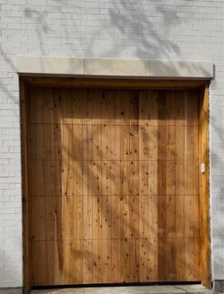 Wood Garage door 8x7 8x8 9x8 $2500