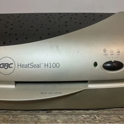 GBC Heatseal H100 Photo & Badge Laminating Machine Hot /Cold 4"

