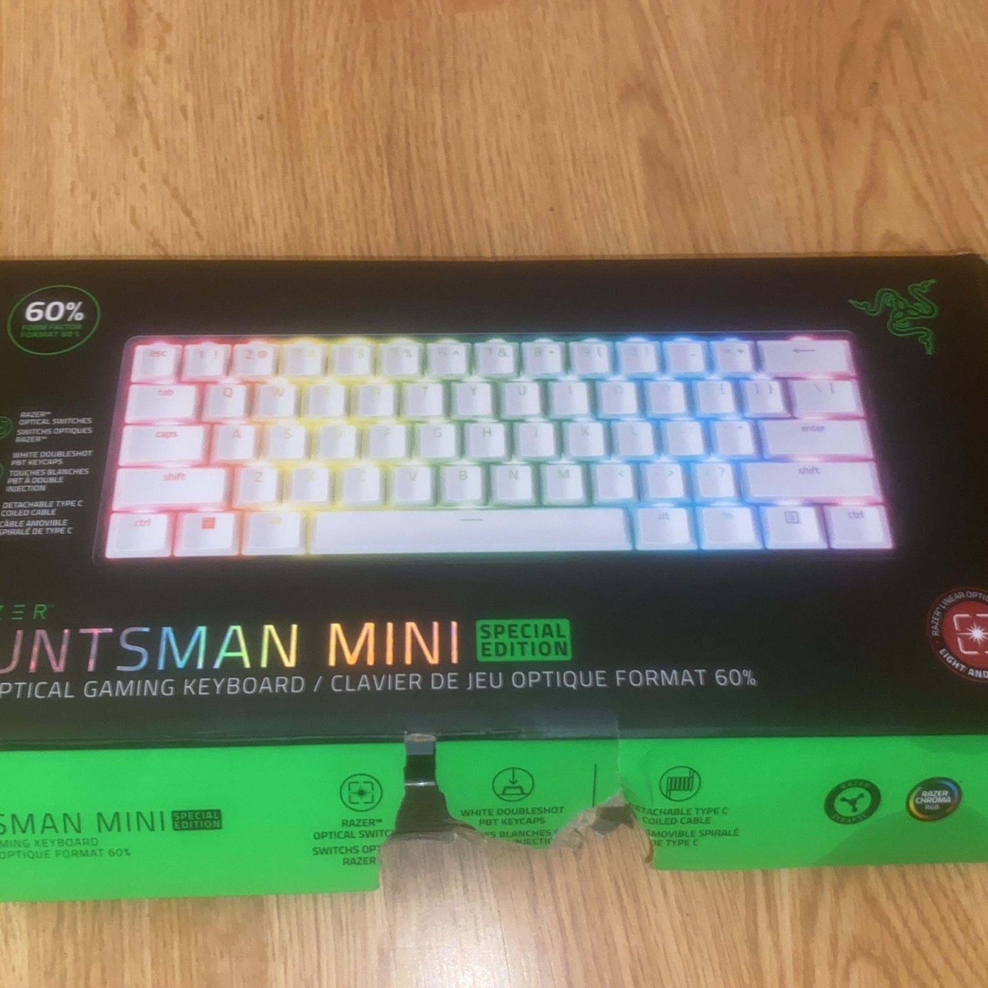 Razer 60% Optical Gaming Keyboard (White)