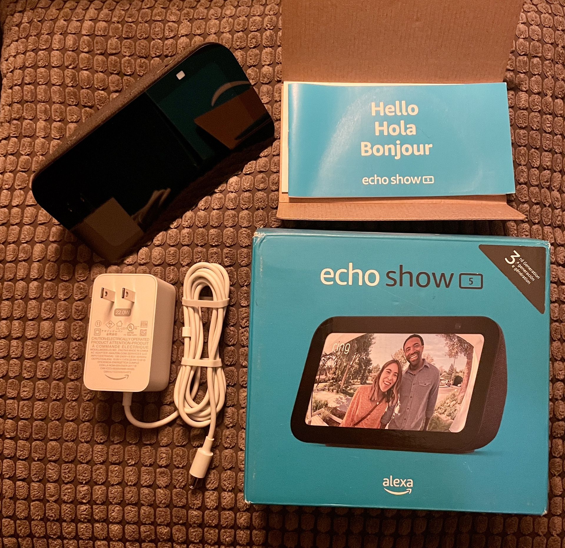 Echo Show 5 3rd Gen Barely Used/Like New