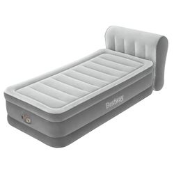 Bestway Twin Air Mattress With Headboard + Built In Pump