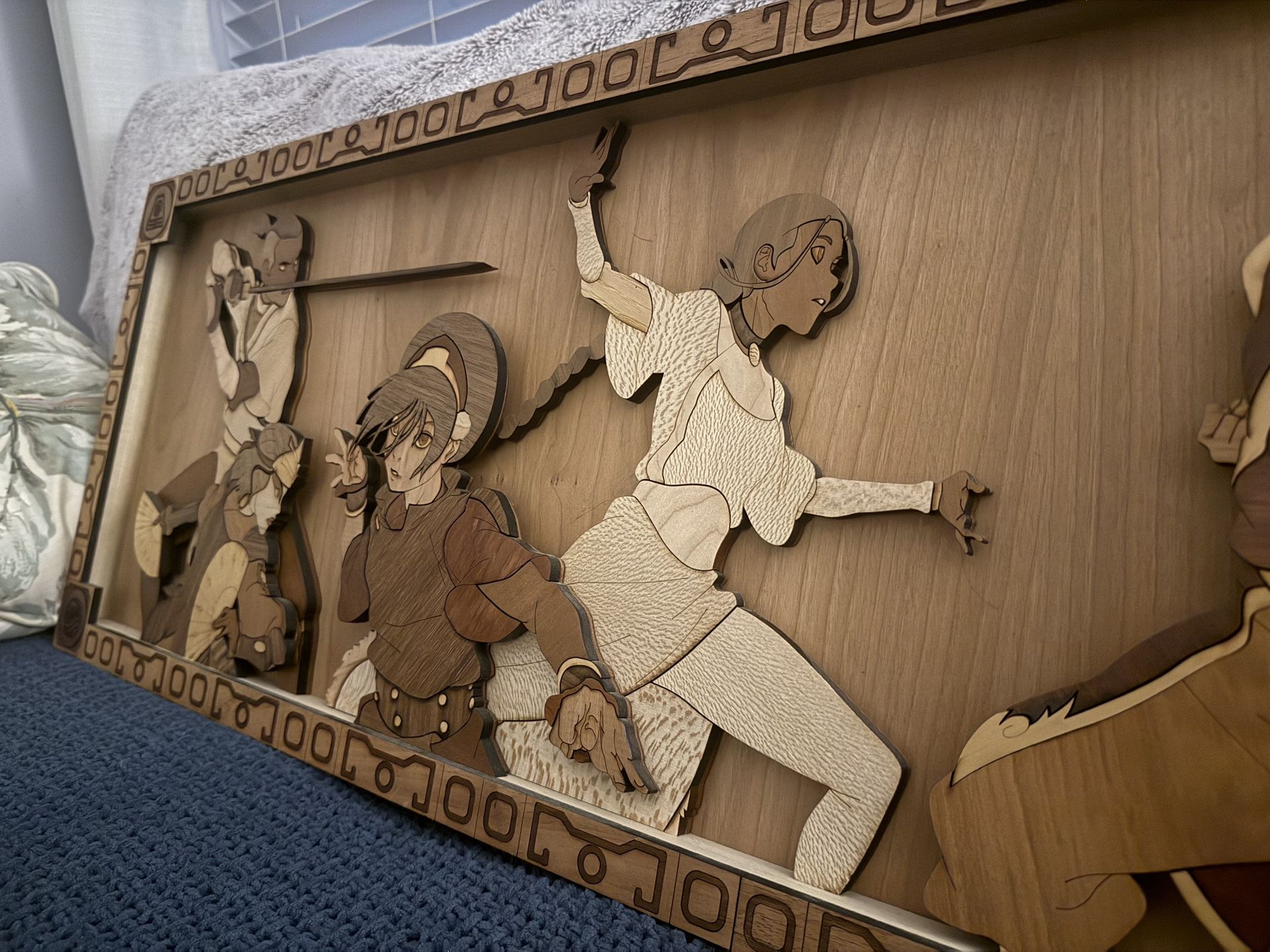 Avatar: The Last Airbender Hand Carved Wooden Wall Plaque 