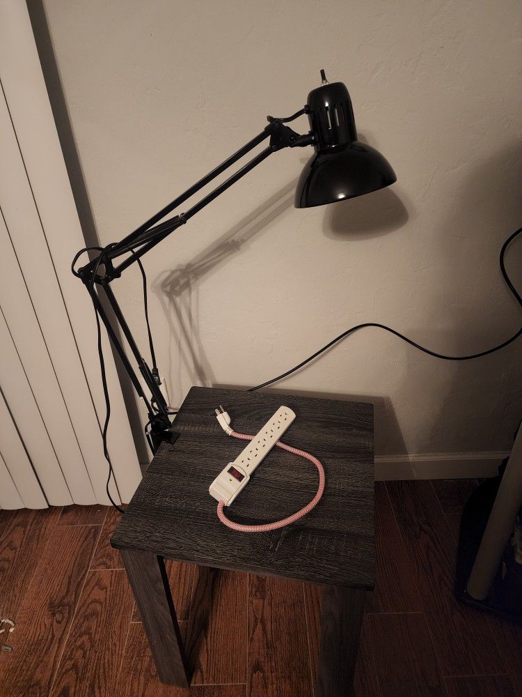 Desk Lamp And Surge Protector Extension