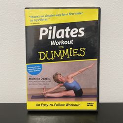 Pilates Workout For Dummies DVD Michelle Dozois Exercise 2001