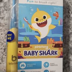 Kids Baby Shark Electric Toothbrush