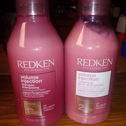 REDKEN VOLUME INJECTION SHAMPOO AND CONDITIONER