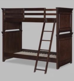 Twin over Twin wood Bunk Beds that converts to 2 beds-$150