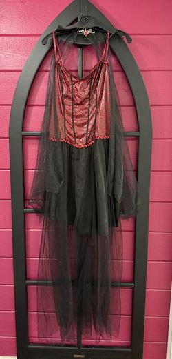 Woman Goth Vampire Halloween Costume XL 