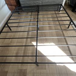 King size metal bed frame