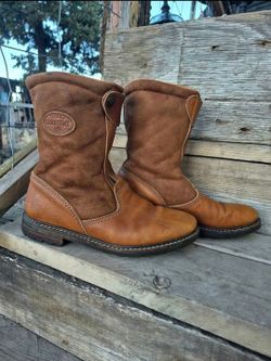 Tecnica Country Leather Boots – Vintage Motorcycle / Work Boots Men's 9.5 - 10