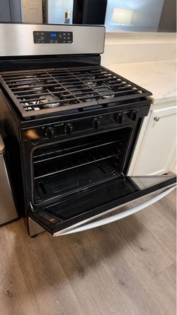 Stainless Steel Gas Range with 5 Burners