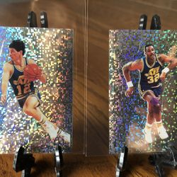 Karl Malone & John Stockton Stickers