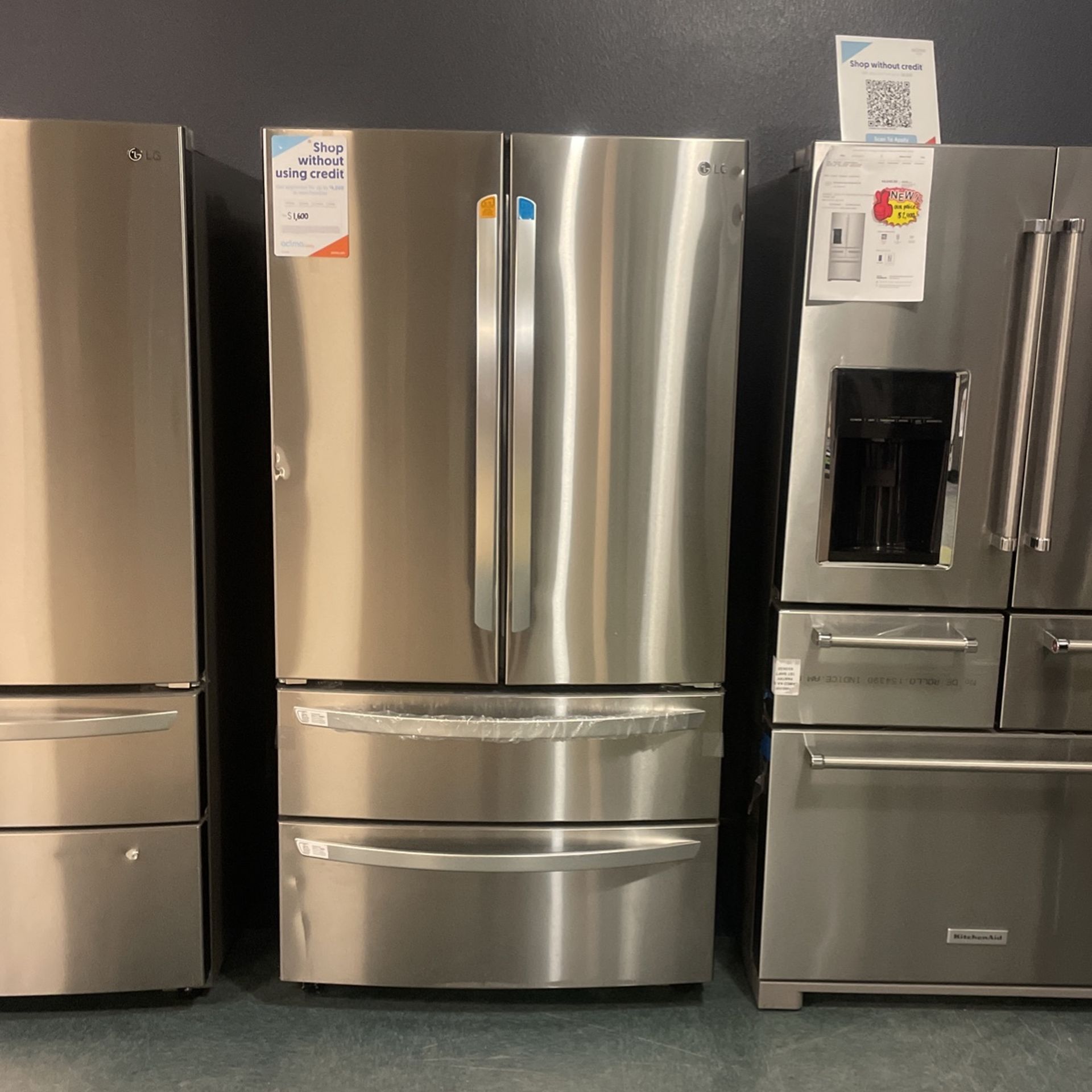 L G Stainless Steel Four Door Refrigerator‼️