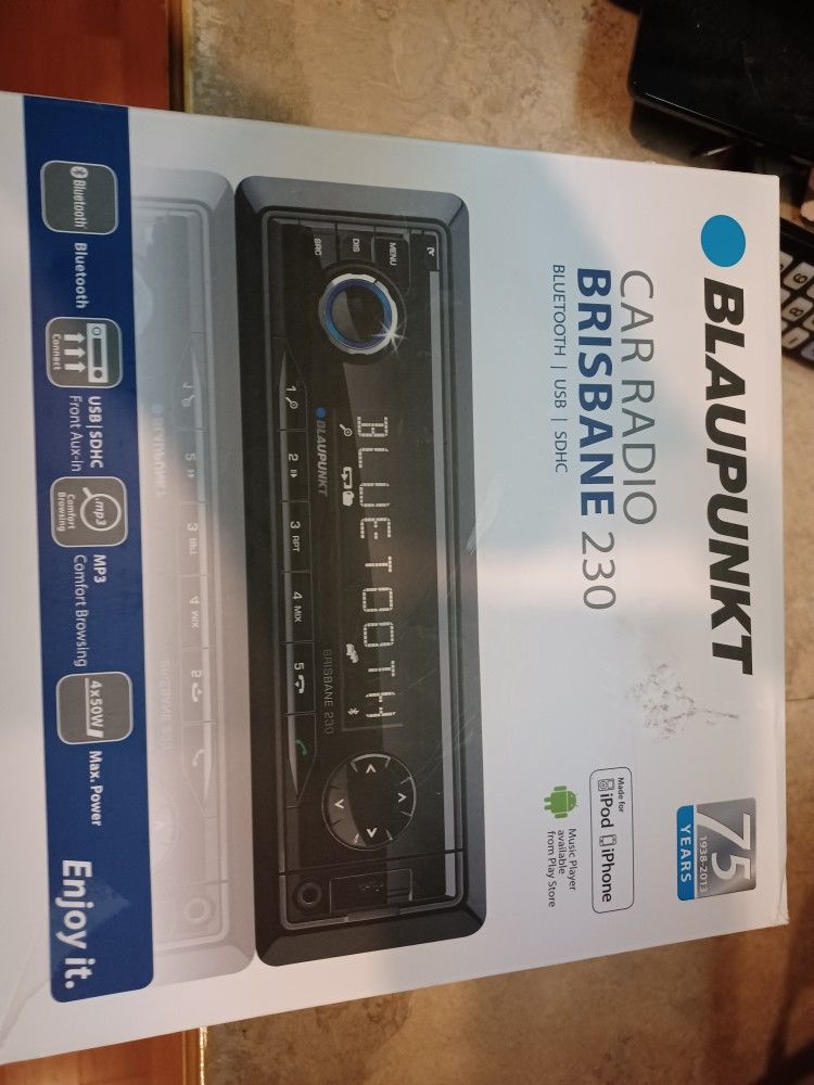 Brand New Boxed Blaupunkt Bluetooth Car Audio