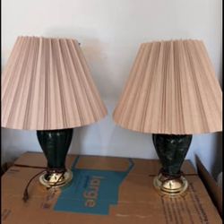 Matching Table Lamps – Pair