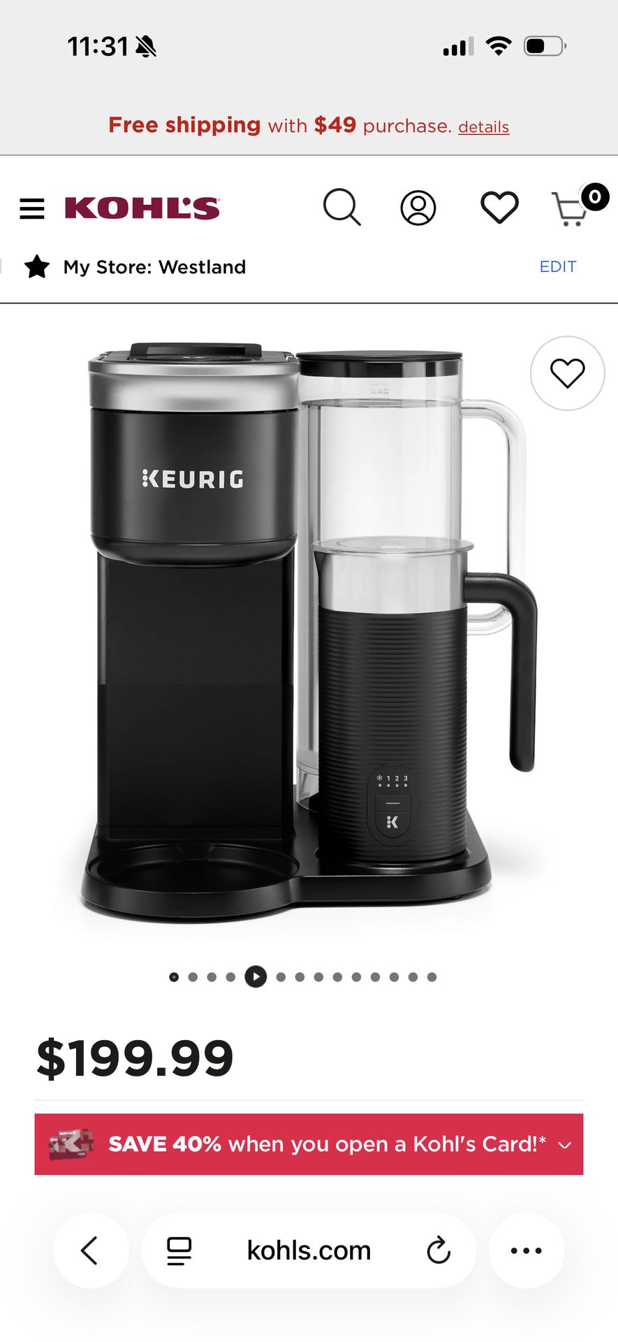 Keurig coffee maker