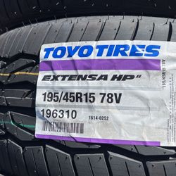 195/45/15 Toyo Extensa HP2