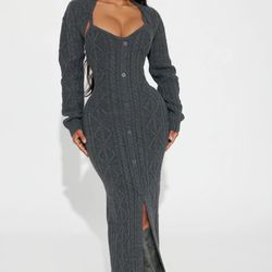 Sweater Dress 2pc
