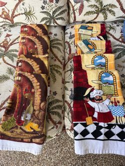 Heavyweight kitchen towels, home collection 8 total