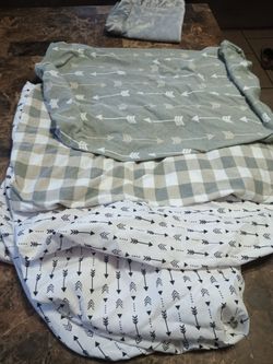 Mini crib mattress sheets, baby blankets, ..