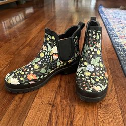 Rifle Paper Co x Keds Rain Boots Size 9