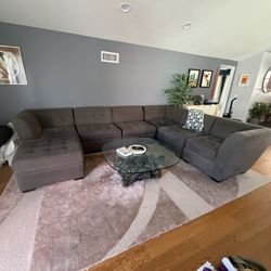 Grey sectional
