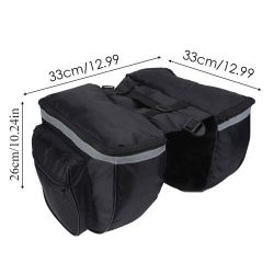 25L Cycling Rear Rack Seat Trunk Saddle Bicycle Tail Storage Pouch Bike Bag