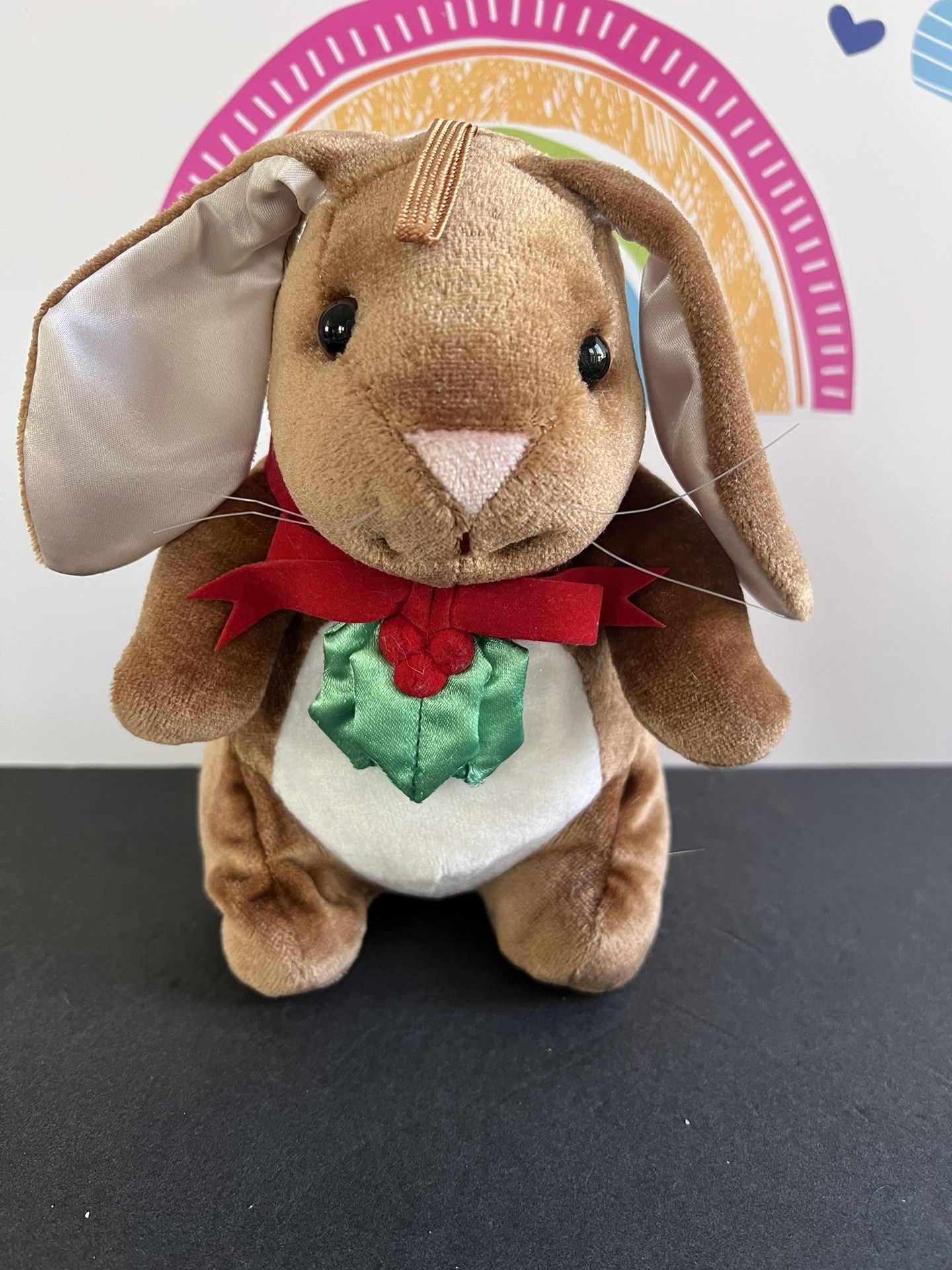 VINTAGE VELVETEEN RABBIT  FROM 1985 -  PLUSH  - EXCELLENT CONDITION -  8 Inch