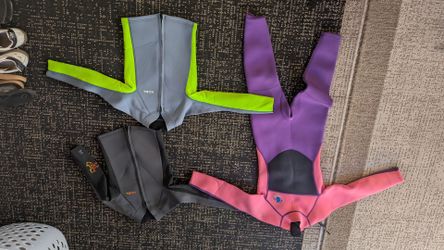 Children's wetsuit and rashguards