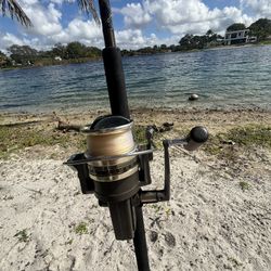 🐠 Preowned Daiwa BG20 Reel & Preowned Shakespeare Custom 7FT 10-15Lb Rod 🔥 