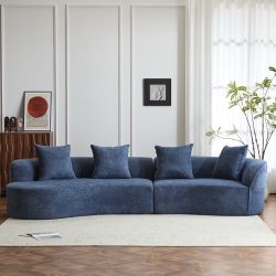 New Curved Sectional.  Multiple Colors.  126”x46”x25.5”H.  Free Delivery!