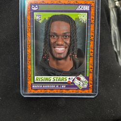Score A Treat Pumpkin Parallel Marvin Harrison Jr Rookie Card 2024