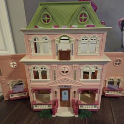 2008 Fisher Price Loving Family Grand Victorian Mansion Dollhouse & Accessories