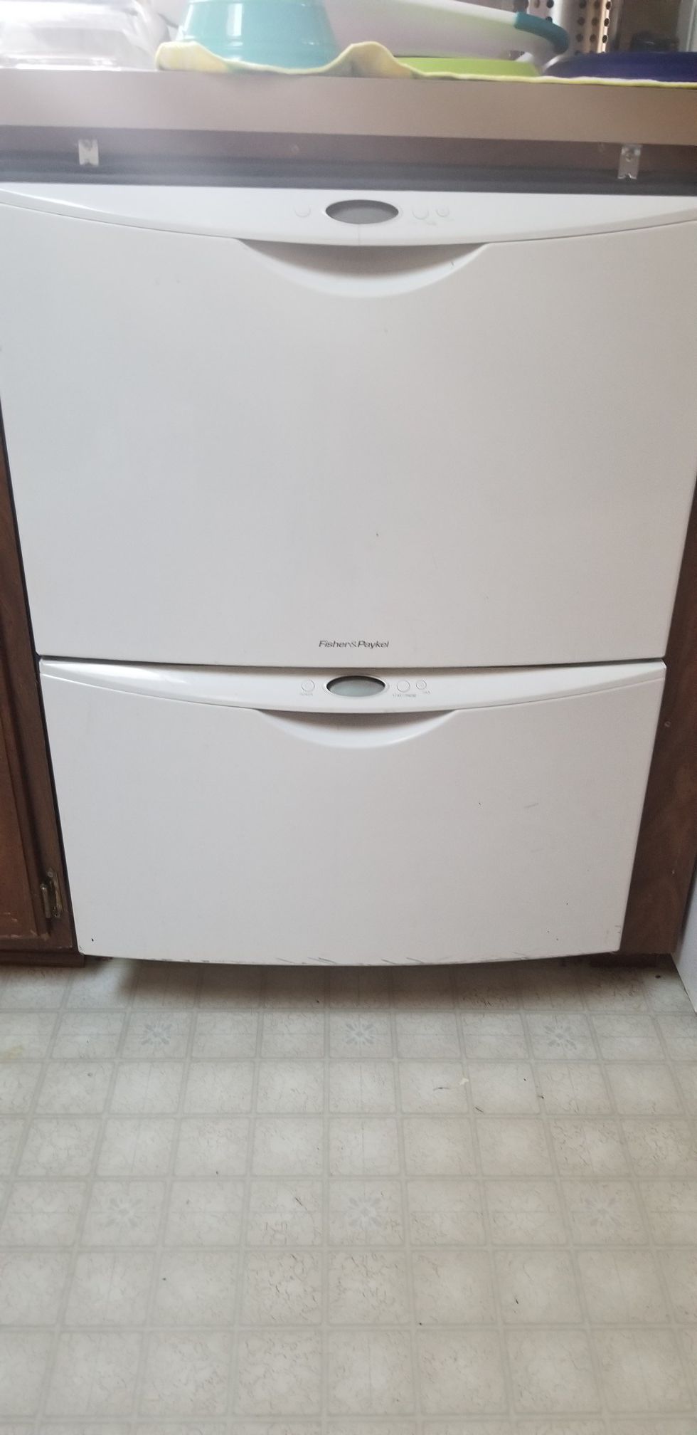 Fisher & paykel dishwasher double drawer