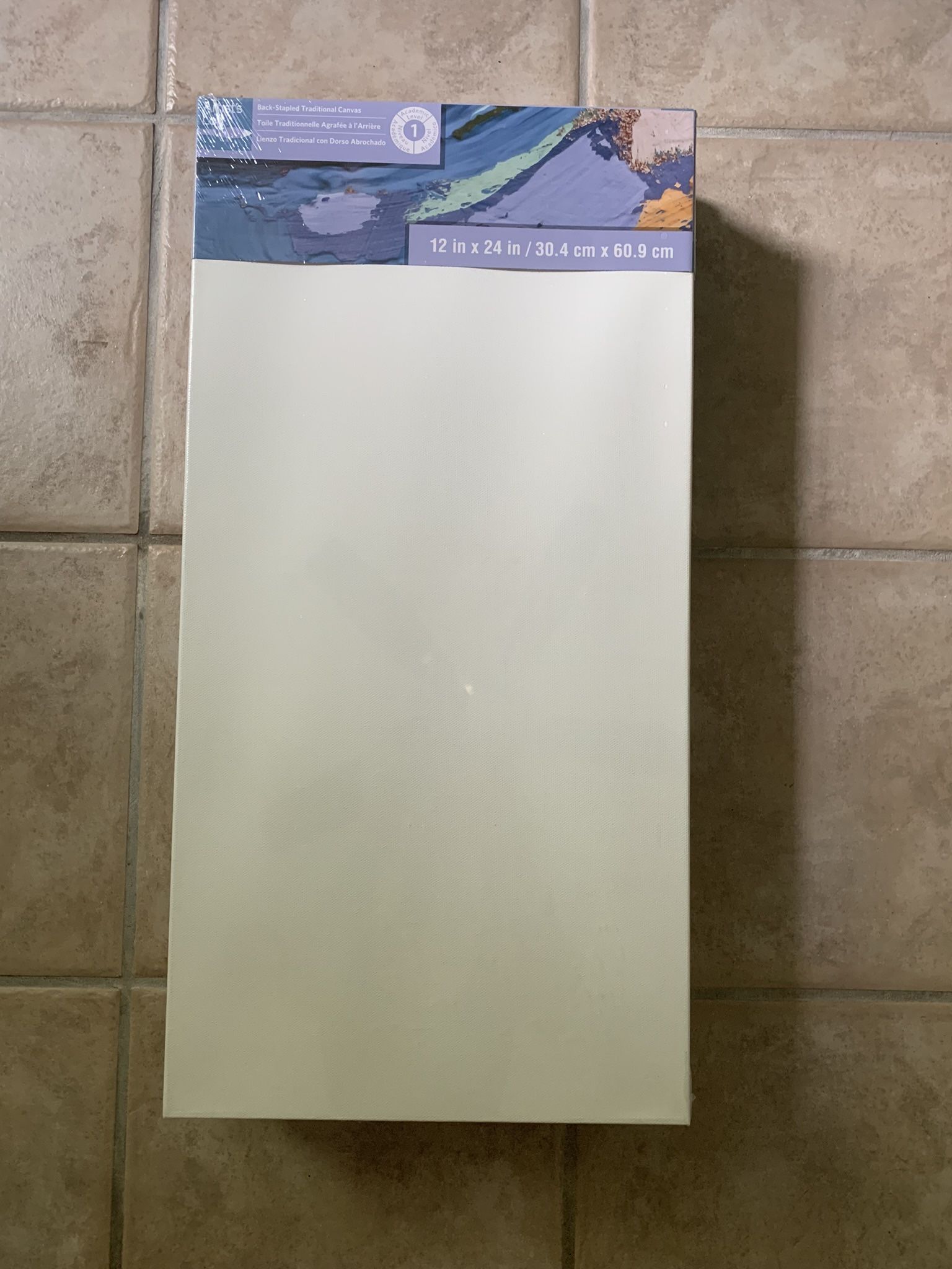 Brand new 12x24 inch rectangular canvases