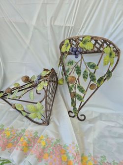 Metal wall shelves from Italy