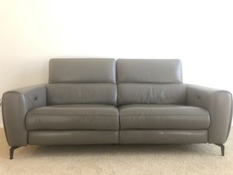 Leather Sofa ( HOLD IT )